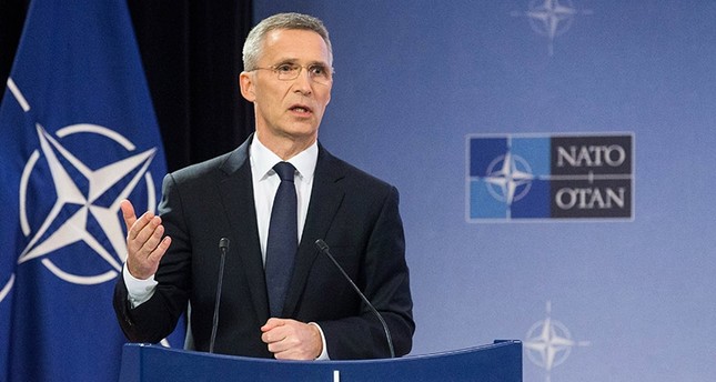 NATO Secretary General Jens Stoltenberg presents NATO's annual report for 2016 during a press conference at alliance headquarters in Brussels, Belgium, 13 March 2017. (EPA Photo)