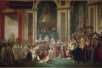 Jacques-Louis David's ,The Coronation of Napoleon.,