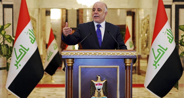Iraqi premier-designate Haider al-Abadi speaks at his first press conference since accepting the nomination to be Iraq’s next prime minister, in Baghdad, Iraq, Aug. 25, 2014. (AP Photo)