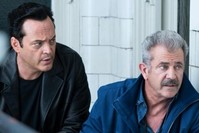 Vince Vaughn and Mel Gibson in ,Dragged Across Concrete.,