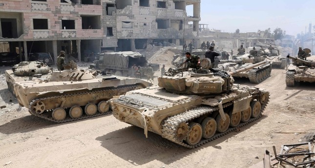 قوات النظام السوري في غوطة دمشق أرشيف