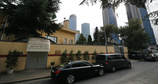 A view of the Saudi consulate in Istanbul. The building remains at the heart of disappearance of Khashoggi, who was last seen entering the consulate.