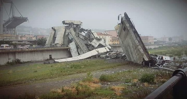 إيطاليا.. ارتفاع ضحايا انهيار جسر جنوة إلى 35