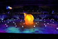 General view during the opening ceremony of Al Wakrah Stadium on May 16, 2019, in Al Wakrah, Qatar. (Reuters Photo)