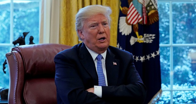 U.S. President Donald Trump speaks during an interview with Reuters at the White House in Washington, U.S., January 17, 2018. (Reuters Photo)