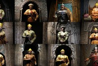خبراء يتمكنون من تصميم ونحت تماثيل لـ 17 فرداً من الأسرة السلجوقية الحاكمة في قونية وسط تركيا صورة: الأناضول