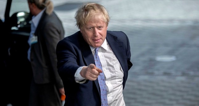 British Foreign Secretary Boris Johnson arrives at the European Council building in Brussels, Tuesday, May 15, 2018. (AP Photo)