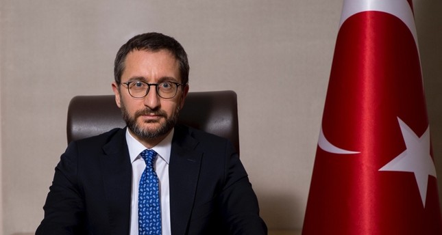 رئيس دائرة الاتصال في الرئاسة التركية فخر الدين ألطون  IHA