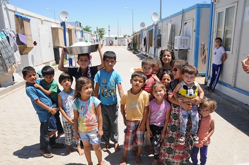 Syrian migrant children at a refugee camp in southern Turkey (Sabah File Photo