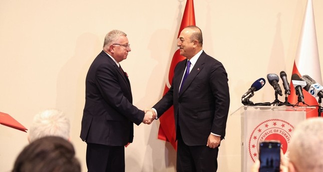 وزير الخارجية التركي مولود تشاوش أوغلو يفتتح القنصلية الفخرية لبلاده في مدينة لودز البولندية. IHA