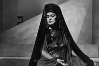 Leyla Gencer performing in ,Belisario, in Venice.