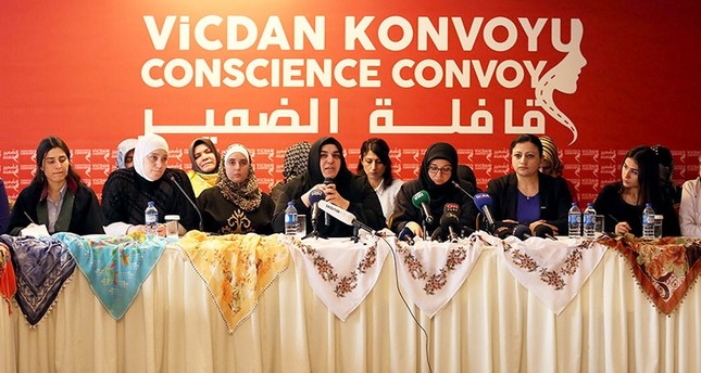 قافلة تركية لإسماع صرخات النساء في سجون النظام السوري