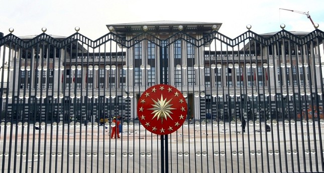 emA photo of the entrance of the Presidential Complex in Ankara, Turkey. (AA Photo)/em