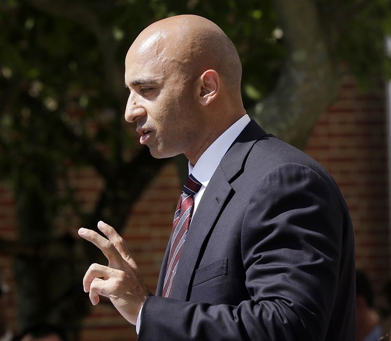 In this July 15, 2013, file photo, Yousef al-Otaiba, United Arab Emirates Ambassador to the United States speaks in Highlands, N.J. (AP Photo)