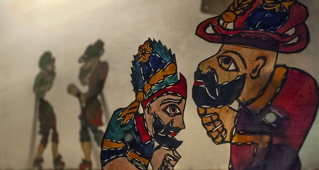 شخصيات مسرحية الظل التقليدية Karagöz and Hacivat صورة: Getty Images