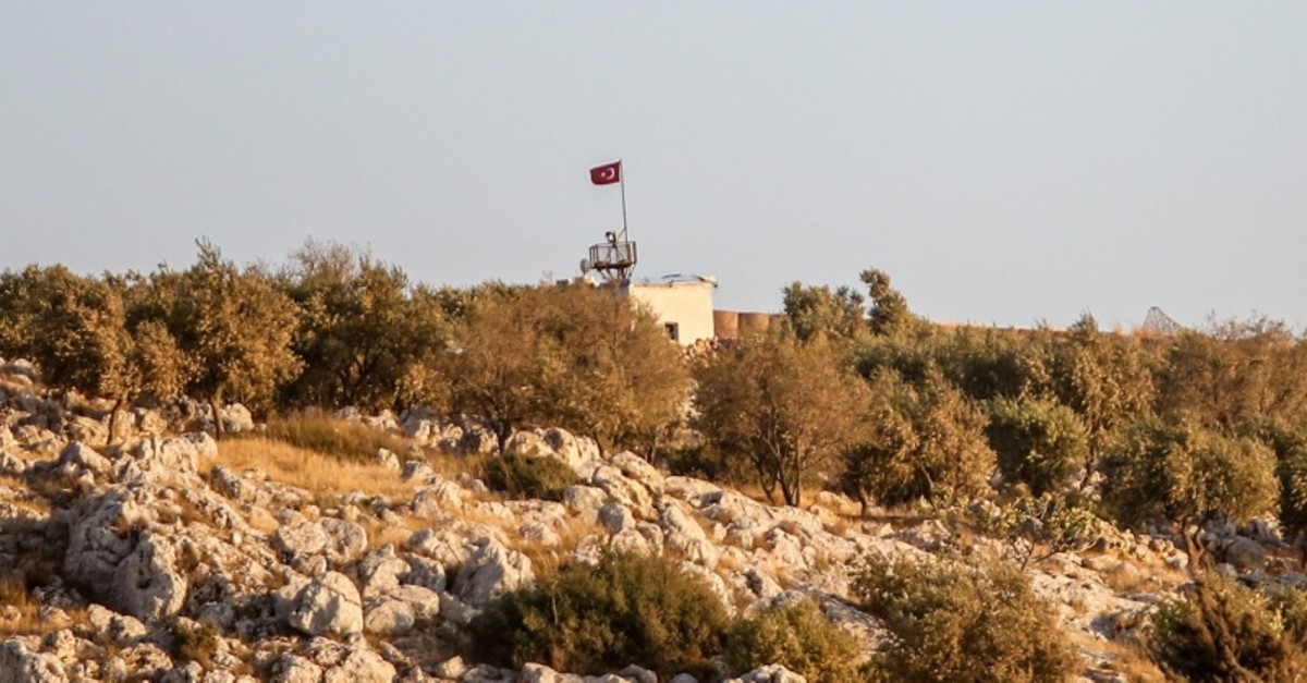 This file photo dated September 21, 2018 shows the 12th Turkish observation point in Zeytinlik, in Idlib province, northwestern Syria. (Photo: Sabah / Uu011fur Yu0131ldu0131ru0131m)