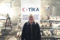Suyunbubu Asankulova, a Kyrgyz woman, benefited from Tu0130KA's support for her poultry farm that helped her to expand the business.