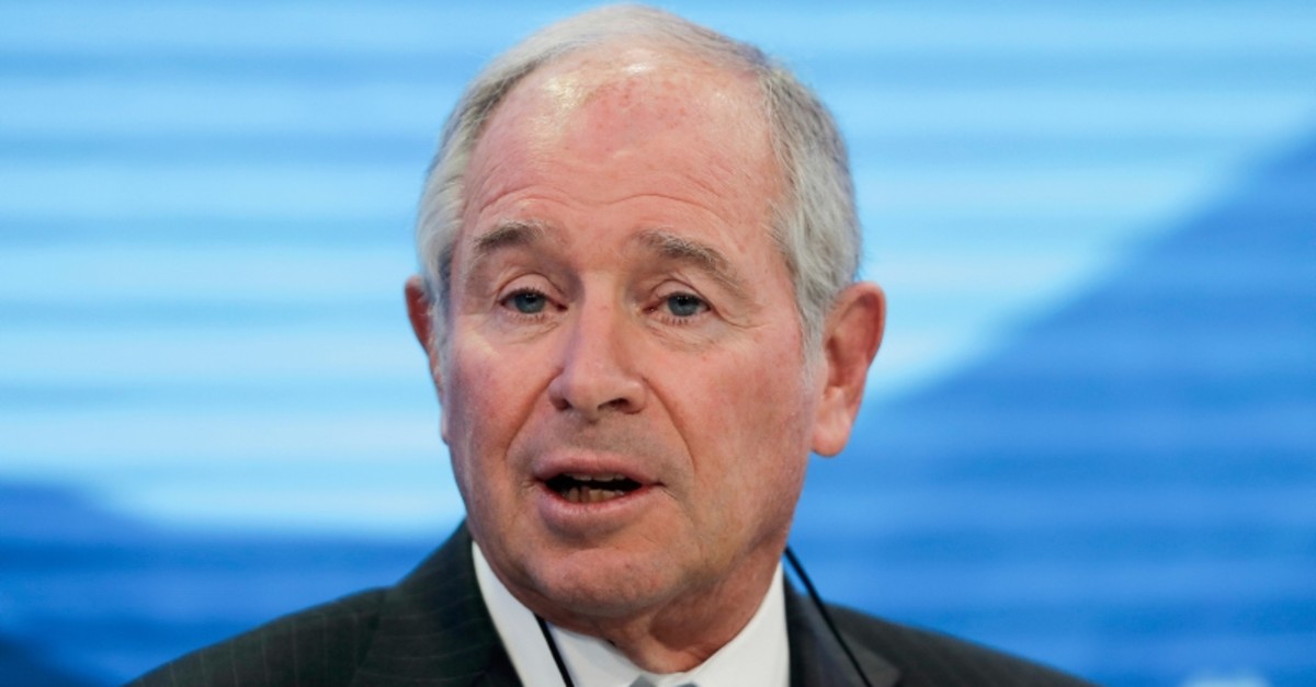 In this Tuesday, Jan. 22, 2019 file photo, Stephen Schwarzman CEO of Blackstone attends the session 'Shaping a New Market Architecture' at the annual meeting of the World Economic Forum in Davos, Switzerland. (AP Photo)