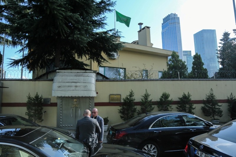 The Saudi consulate building in Istanbul. (DHA Photo)