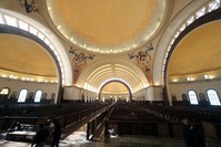 A general view inside the newly-constructed Nativity of the Christ Cathedral at the new administrative capital, 45km east of Cairo, Egypt, 03 January 2019 (Reuters Photo)