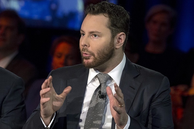 Entrepreneur Sean Parker, founding president of Facebook, warned this week of social media's pervasive impact on society. This file photo shows Parker speaking on a panel in New York, Sept. 29, 2015. (Reuters Photo)
