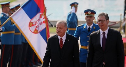 Эрдоган прибыл с двухдневным визитом в Сербию