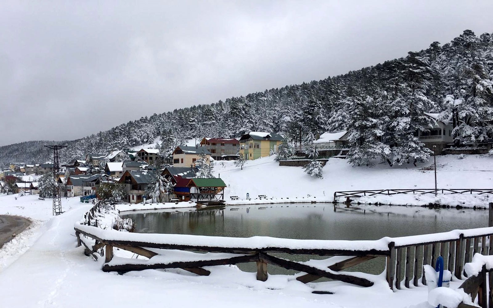 Зимняя сказка: в нескольких регионах Турции выпал снег