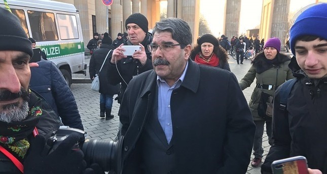 Ex-PYD-Chef Muslum bei PKK/PYD-Demo in Berlin