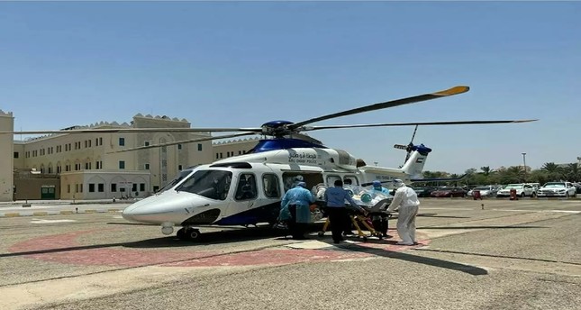 مصرع 4 أشخاص إثر سقوط طائرة إسعاف في أبو ظبي