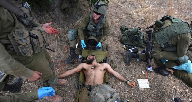 جنود إسرائيليون يشاركون في التمرين العسكري العام السنوي اليد الثابتة  بالقرب من الحدود مع لبنان في 30 مايو 2023 الفرنسية