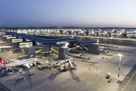 In this undated file photo, Turkish Airlines planes are seen at Istanbul Airport. 