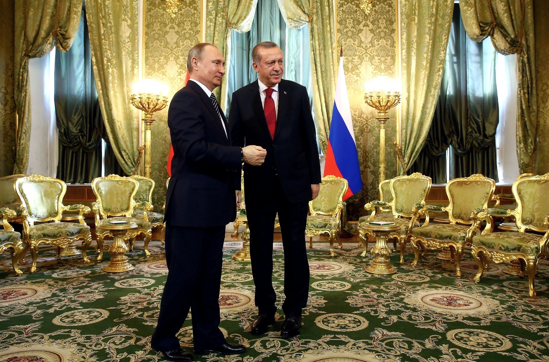 President Erdou011fan and Russian President Putin meets in the Kremlin Palace to discuss bilateral relations, March 10.