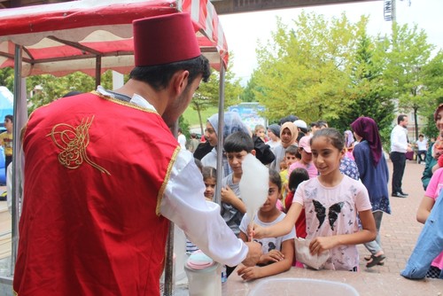 Play and pray: Mosque's playground draws kids