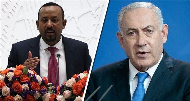 رئيس الوزراء الإسرائيلي بنيامين نتنياهو ونظيره الأثيوبي  الأناضول