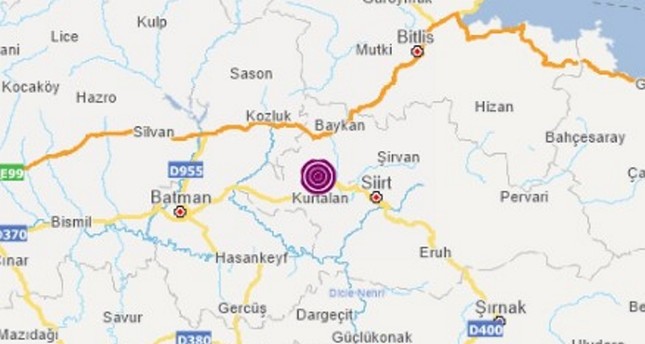 كما زلزال قوي يضرب سيعرت التركية