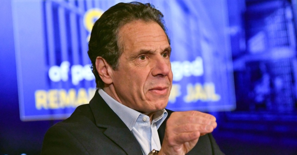  In a Sunday, March, 31, 2019 file photo, New York Gov. Andrew Cuomo speaks during a news conference at the state Capitol, in Albany, N.Y. (AP Photo)