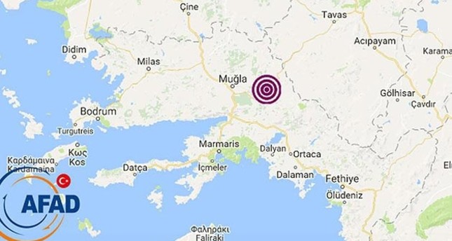 زلزال بقوة 4.5 درجات على مقياس ريختر في موغلا التركية