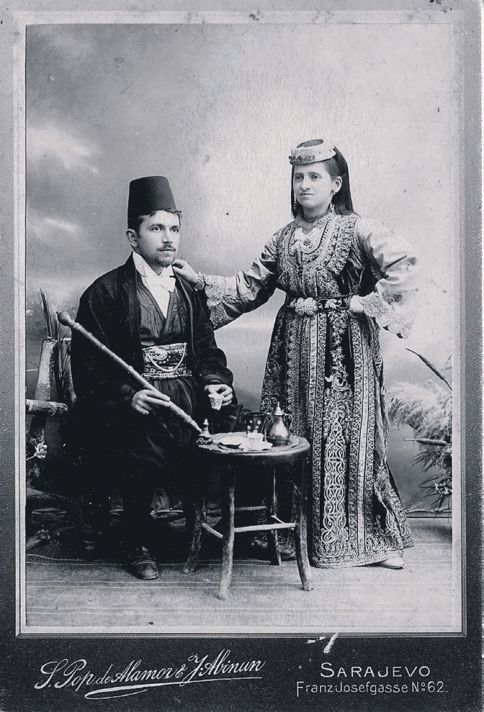 A Sephardic couple from Sarajevo under the rule of the Ottomans in the 19th century