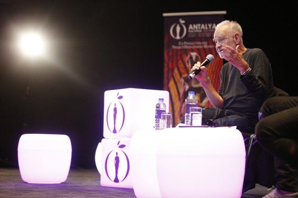 Bela Tarr at the conversation.