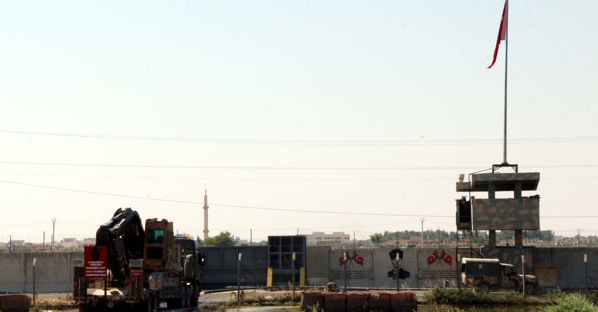 Turkey makes military reinforcements to southeastern u015eanlu0131urfa province as part of the preparations for the establishment of a safe zone in northern Syria, Aug. 22, 2019.