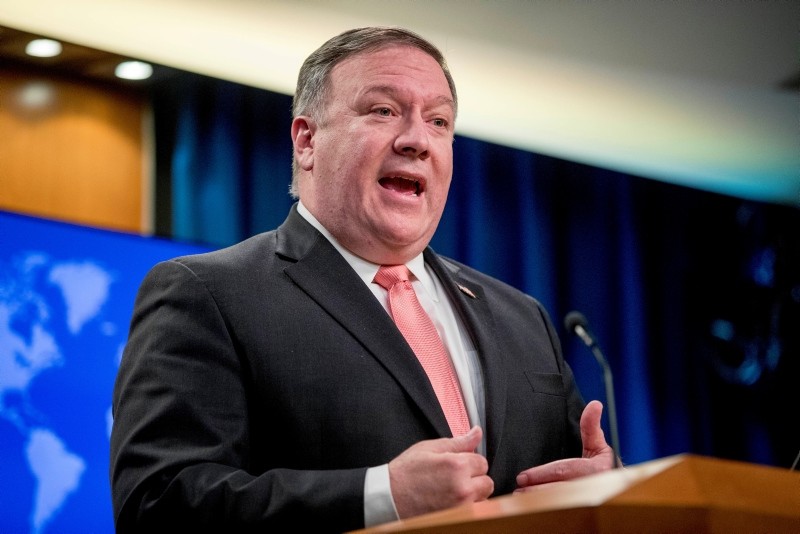 In this Oct. 23, 2018 photo, Secretary of State Mike Pompeo speaks to reporters at a news conference at the State Department in Washington. (AP Photo)