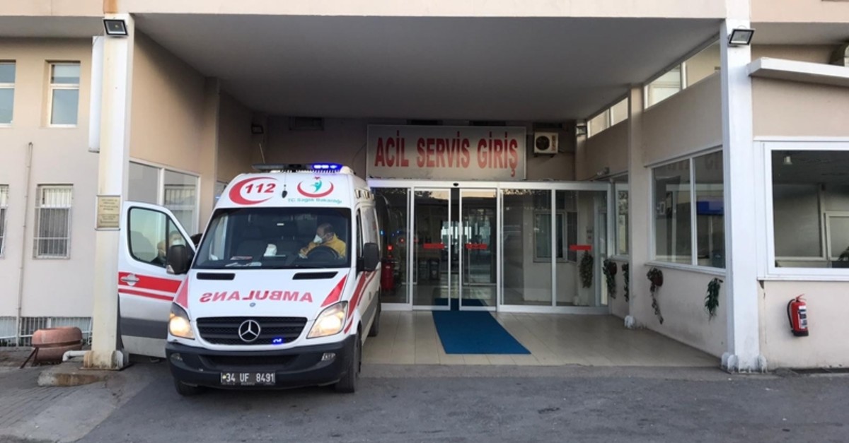 Emergency entrance of the hospital where a Chinese tourist was quarantined (IHA Photo)