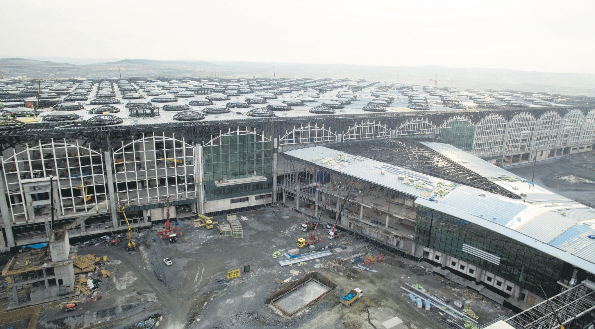 The first phase of Istanbul New Airport will be operational on Oct. 29, 2018.