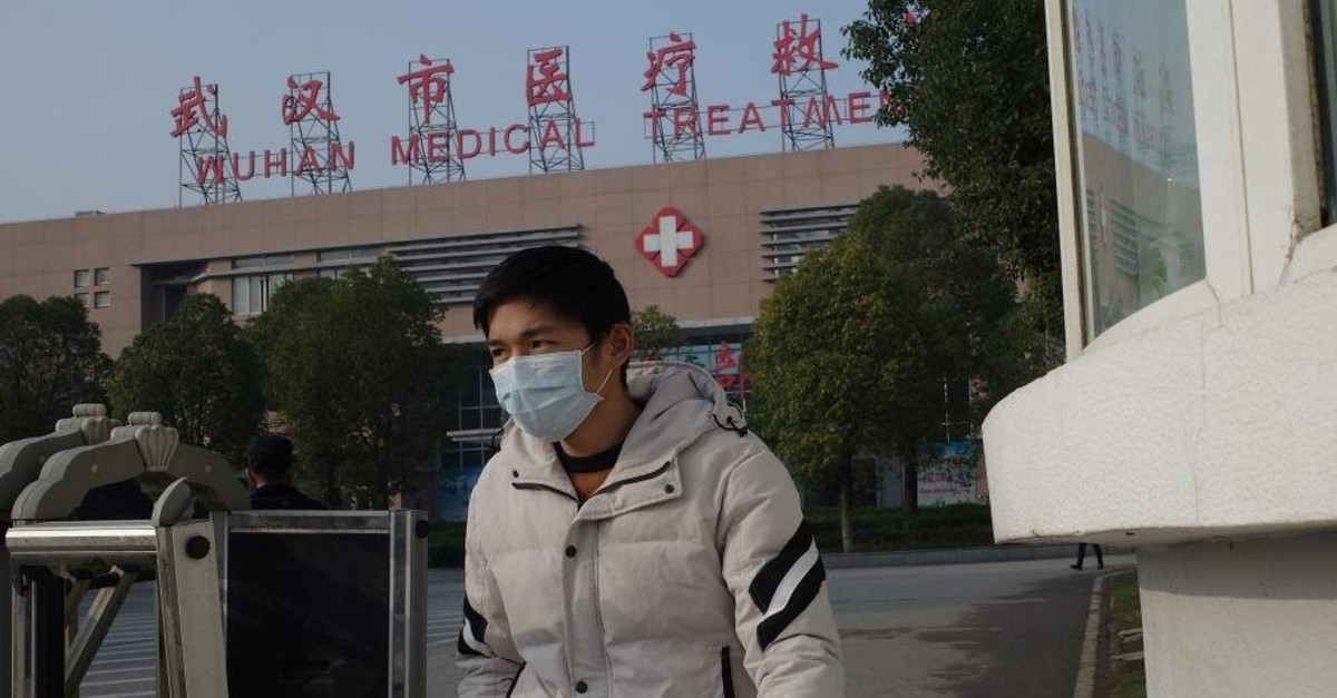 A man leaves the Wuhan Medical Treatment Center, Wuhan, Jan. 12, 2020. (AFP Photo)
