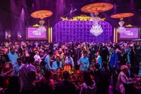 A general view shows people attending on May 23, 2019 the amfAR 26th Annual Cinema Against AIDS (AFP Photo)