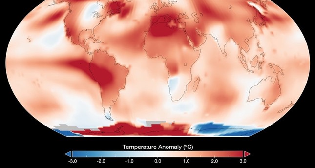 ناسا: يوليو/ تموز 2023 شهد درجات حرارة أعلى بـ 0.24 درجة من الشهر ذاته في جميع الأعوام السابقة صورة: DHA