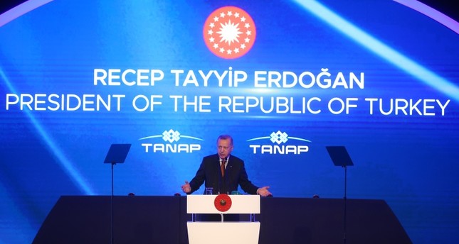 أردوغان: خط أنابيب “تاناب” مشروع سلام إقليمي