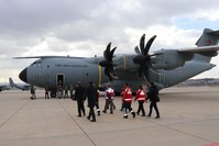 ,Koca Yusuf,, a military cargo plane converted into an ambulance, took off from Ankara for China to evacuate Turkish citizens. (AA Photo)