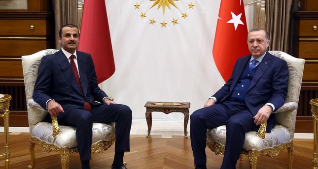 لقاء الرئيس التركي وأمير قطر استمر ساعتين ونصفاً وبحث قضايا ثنائية وإقليمية