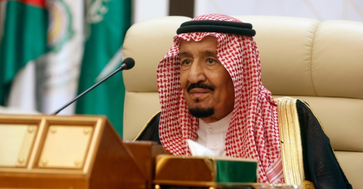 In this May 30, 2019, file photo, Saudi King Salman chairs an emergency summit of Gulf Arab leaders in Mecca, Saudi Arabia. (AP Photo)